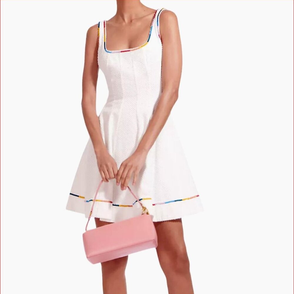 Staud  Wells Embroidered Minidress